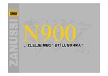 Zanussi N900 főzősor