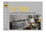 Zanussi N700 főzősor