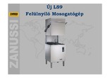 Zanussi átadó rendszerű mosogatógépek