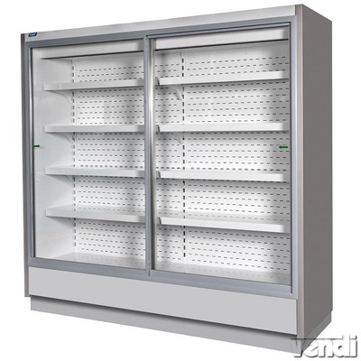 Tolóajtós hűtő faliregál aggregátor nélkül 3750x620x2020mm 