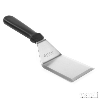 Fordítólapát spatula műanyag nyéllel, 100x76mm-es rm.acél lappal