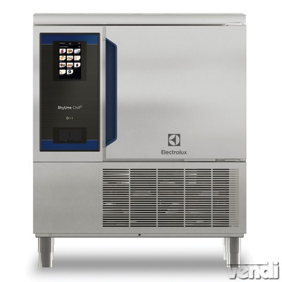 Sokkoló hűtő és fagyasztó, 30/30kg, 6xGN1/1 vagy 60x40cm férőhelyes 