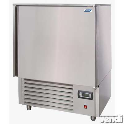 Sokkoló hűtő - fagyasztó, 12kg, 6xGN1/1 férőhelyes