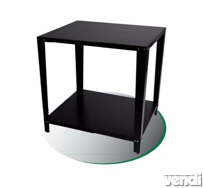 Készüléktartó asztal, festett acél, alsó polccal, RM Gastro M/P/E/B 9 pizzakemencéhez