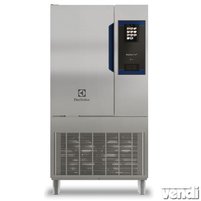 Sokkoló hűtő és fagyasztó, 50/50kg, 10xGN1/1 vagy 60x40cm férőhelyes 