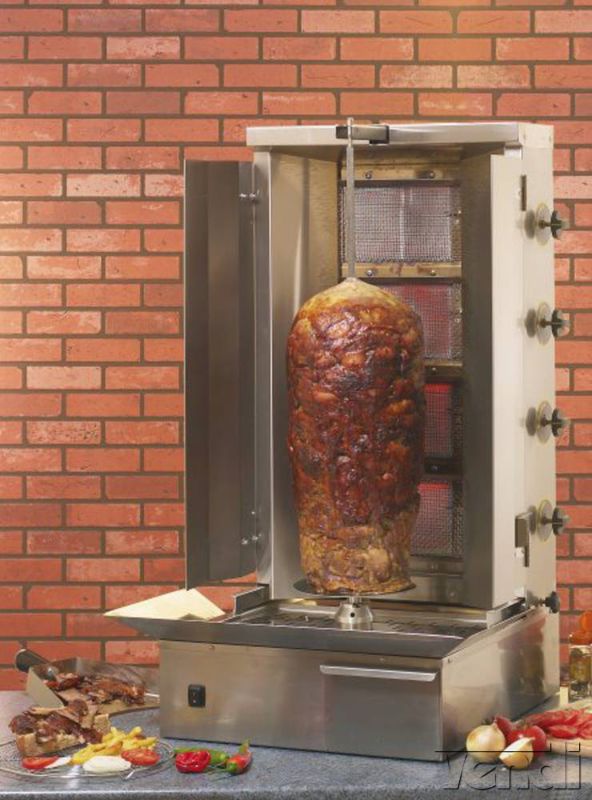 Gyros sütő 40 kg húshoz, gázüzemű - Vendi Hungária Kft.