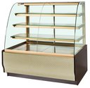 Süteményes hűtő vitrin hajlított üvegezéssel, ventilációs hűtéssel, 1745x790mm 