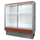 Tolóajtós hűtő faliregál beépített aggregátorral 2570x620x2020mm 