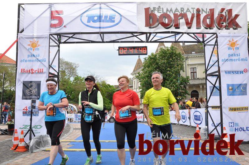 Célba ér a Vendi csapata a Borvidék Félmaratonon!