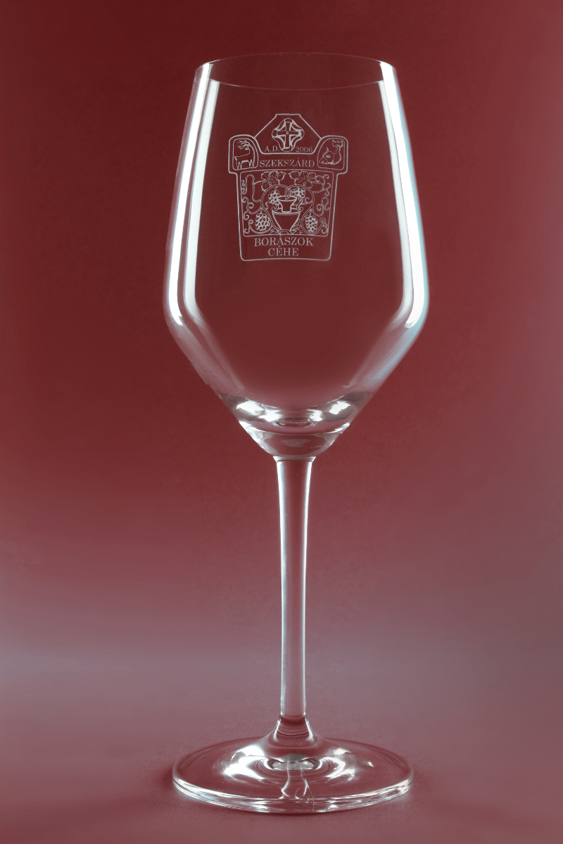 Szekszárdi Szüreti Napok boros pohár