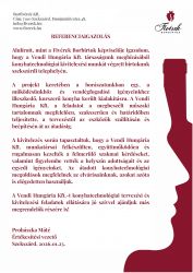 Referencia igazolás