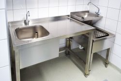 Rozsdamentes mosogató bútorok