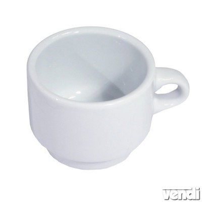 UNISET Porcelán mokkás csésze, 0,1L