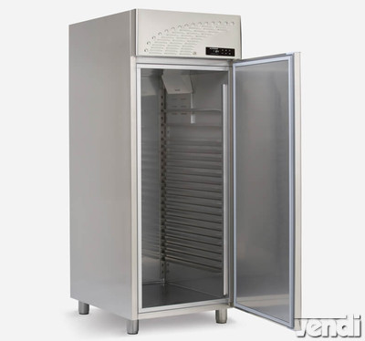 Cukrászati hűtőszekrény, rozsdamentes, 750 literes (60x80cm)