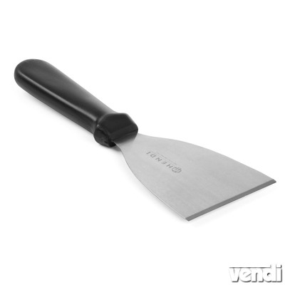 Kaparó spatula, rm.acél, műanyag fogantyúval