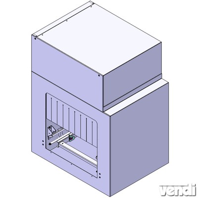 Szárító alagút modul szalagos mosogatógéphez, 600mm
