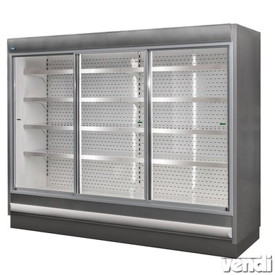 Tolóajtós hűtő faliregál aggregátor nélkül 3830x790x2000mm 