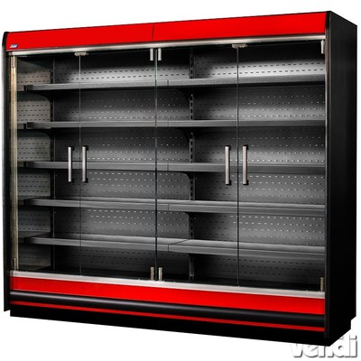 Nyílóajtós hűtő faliregál aggregátor nélkül 1490x790x2016mm 