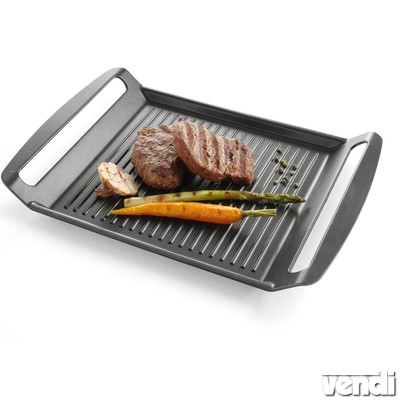 Grill lap indukciós talppal, 390x260mm