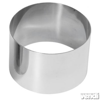 Ételformázó - kiszúró gyűrű, kerek, O90x45mm
