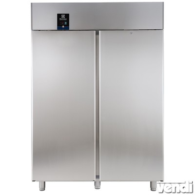 2 teli ajtós hűtőszekrény, AISI430, GN2/1 belméret, 1430L, -2/+10°C