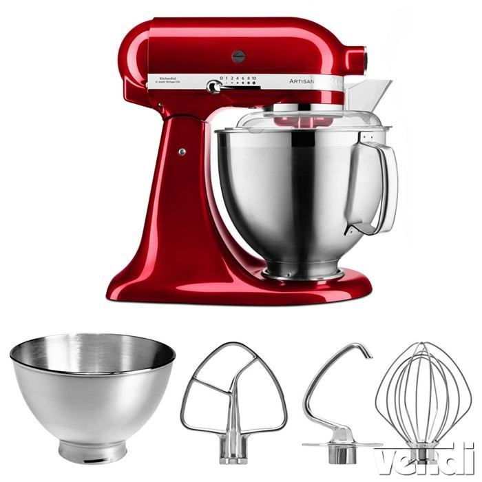 KitchenAid Artisan Prémium 5KSM185 konyhai robotgép, 4,8 és 3 literes