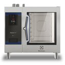 Gázüzemű kombisütő direkt vízbefecskendezéssel, "SkyLine Pro-S", 6xGN1/1, érintőképernyős