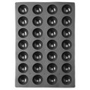 Szilikon sütőforma, félgömb formákkal