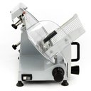 Felvágottszeletelő, döntött késű, 250 mm-es pengeátmérővel