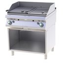 Gázüzemű lávaköves grill 15kW, alsó tárolóval, 800mm