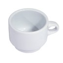 UNISET Porcelán mokkás csésze, 0,1L