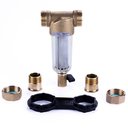 Előszűrő vízlágyítóhóz 3/4", 80 mikronos, mosható