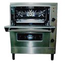 Statikus sütő elektromos GN2/1 méretű, 2 aknás, 2x4,5kW