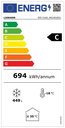 Teletetős fagyasztóláda, 503/449 literes, alumínium tolótetővel - EFE 5100