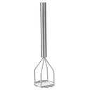 Burgonyatörő, rozsdamentes acél 455mm, 118mm-es átmérőjű fejjel