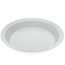 Porcelán adagtál lapos 21 cm, SUPER WHITE