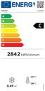 Üvegajtós fagyasztóvitrin, 496/405 literes
