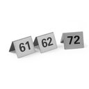 Asztalszám jelölő tábla "61-72"