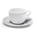Kávéscsésze alj - porcelán, 170 ml-es csészéhez - "Saturn" sorozat