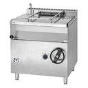 Billenő serpenyő, elektromos üzemű, kézi billentés, 50 literes, inox fenékkel