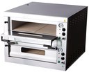 Pizzakemence elektromos, kétkamrás, analóg hőmérővel, 14,4kW, 6+6db 33cm-es pizzához