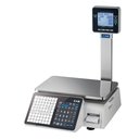 Tornyos címkenyomtatós rendszermérleg, hiteles, 15kg méréshatár, "CAS CL3000 15P"