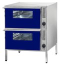 Elektromos üzemű, GN2/1 méretű statikus sütő, 2 aknás