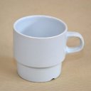 Bögre, SUPER WHITE porcelán, stócolható, 347ml