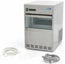 Jégkocka készítő gép, léghűtéses pult alatti modell, 45kg/24h, 7 liter tárolókapacitás