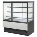 Sík üveges ventilációs hűtésű süteményespult 2405x774x1381 mm