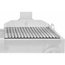 V-csatornás grillrács faszenes parrilla grillhez, 500x620mm