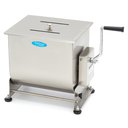 Kézi hajtású húskeverő, billenthető tartállyal, 30 literes