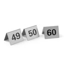 Asztalszám jelölő tábla "49-60"