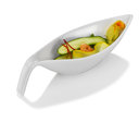 Porcelán csónak alakú tál, 3 db-os készlet, 230x80x50 mm - "Tapasmax" sorozat